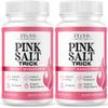 (2 Pack) Pink Salt Trick Capsules - Original PinkSalt Trick Supplement for Weight, Energy & Metabolism - All Natural Advanced Support Formula Pills Reviews, 120 Capsules for 2 Months view 1