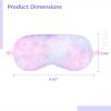 12-Pack Plush Sleep Masks With Tie-Dye And Print, Soft Eye Covers For Women, Girls, Travel & Party Use view 3
