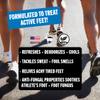 Game Face Natural Clear Foot Spray Serum, No-Mess Foot Care Spray Refreshes, Deodorizes, Moisturizes, & Cools Active Feet. Athletes Foot Prevention & Care, All Day Protection - 2 Fl. Oz view 3