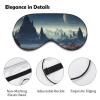 Alien Planet Blackout Sleep Eye Mask, Ventilated Fabric, Adjustable Wearing Style, Zero Pressure Sleeping Mask Soft Skin Friendly Eyeshade for Women Men view 3