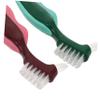 Beaupretty 2pcs Dual-Headed Hard Bristle Denture Cleaning Brush for Seniors Essential Tool for Comprehensive Oral Care Travel-Friendly Design for Cleaning of Dentures and Retainers view 3