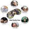 Cute Dachshund Blackout Sleep Eye Mask, Ventilated Fabric, Adjustable Wearing Style, Zero Pressure Sleeping Mask Soft Skin Friendly Eyeshade for Women Men view 4