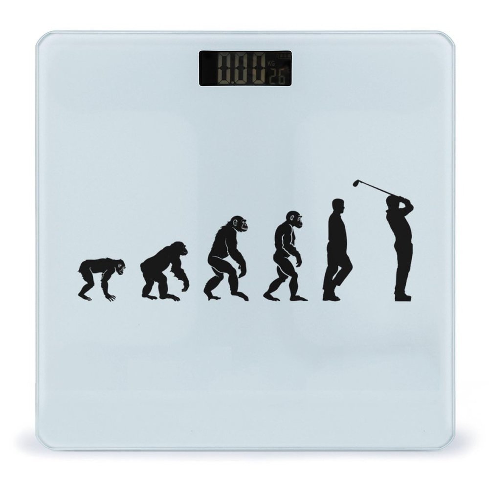 Golf Evolution Golfers & Golf Players Scale for Body Weight Bathroom Digital Body Weight High Precision Scale for Home Office