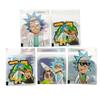 1000Pcs Custom Holographic Bags with Window(Min Order 1000 Pcs),Reusable Smell Proof Ziplock Bags,Resealable Foil Pouch for Business Packaging,Food,Candy(Exclude Shipping Fee view 2