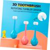 SHERCHPRY 2pcs Adorable Boy Girl Toothbrushes for Boy Girl Soft-bristled Manual Tooth Cleaners Ergonomic Design Safe Materials Gentle Oral Care Tools for Toddlers view 4