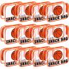 Yeyeplum 12 Pcs Basketball Snack Bags for Team Gifts Basketball Goodie Treat Candy Pouch Bags Clear PVC Waterproof with Zipper Party Favors for Team Ground Birthday Gifts Sport Supplies view 1