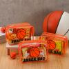 Yeyeplum 12 Pcs Basketball Snack Bags for Team Gifts Basketball Goodie Treat Candy Pouch Bags Clear PVC Waterproof with Zipper Party Favors for Team Ground Birthday Gifts Sport Supplies view 2