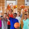 Yeyeplum 12 Pcs Basketball Snack Bags for Team Gifts Basketball Goodie Treat Candy Pouch Bags Clear PVC Waterproof with Zipper Party Favors for Team Ground Birthday Gifts Sport Supplies view 4