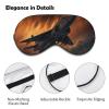 A Fighter Jet Blackout Sleep Eye Mask, Ventilated Fabric, Adjustable Wearing Style, Zero Pressure Sleeping Mask Soft Skin Friendly Eyeshade for Women Men view 3