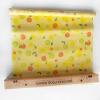 2 Roll Reusable Beeswax Wrap 13'' x 39'' for Kitchen StorageEco-Friendly Sustainable Food Storage Wraps for Sandwich, Cheese, Fruit, Bread, Snacks (lemon) view 1