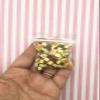 Polymer Clay Cheesecake Bites, Faux Dessert Chunks for Decoden, Slime, Resin Crafts, Miniature Food Embellishments (Non Edible) (Yellow, Orange, Brown, 15g Bag) view 3