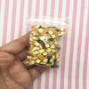 Polymer Clay Cheesecake Bites, Faux Dessert Chunks for Decoden, Slime, Resin Crafts, Miniature Food Embellishments (Non Edible) (Yellow, Orange, Brown, 15g Bag) view 4