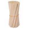 200 Pcs Biodegradable Bamboo Straws Reusable,5 Inch Sugarcane Compostable Drinking Straws Disposable for Hot Cold Drinks, Coffee, Cocktail,Sturdy and Plastic Free,Not Foggy view 1