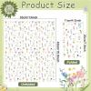 200PCS Wildflower Napkins Spring Summer Party Decorations Disposable Floral Butterfly Paper Napkin Guest Cocktail Napkin Bathroom Hand Towels for Birthday Wedding Bridal Baby Shower Tea Party Supplies view 2