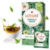 Individually Wrapped Tea Bags By Lovare Made in Ukraine - Green tea, Smooth & Refreshing Green Tea Blend, Gift Box For Blooming Tea Lovers Men & Women - 36 g (24 tea bags x 1,5 g each) (Emerald Green) view 1
