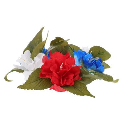 HEATSHAKING Romantic Candle Wreath Artificial Flower for Home Decor Centerpiece for Dining Table and Special Occasions Elegant Floral Candle Holder for Parties and Gatherings