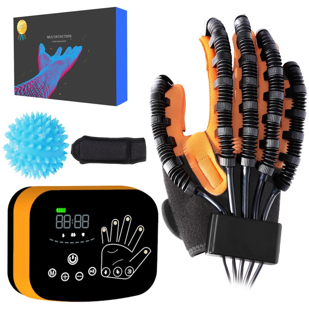2026 Upgraded Robotic Hand Glove for Stroke Hemaplegic Rehab (Right Hand-S)