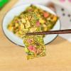 Seasoned Seaweed Snacks Sheets. Premium Seaweed Crisps with Mixed Vegetables and Fruits: Topped with 8 types of vegetable and fruit pieces, featuring a crispy texture, over 55% vegetable and fruit content, baked using temperature-controlled technolog view 2