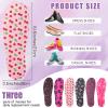 Velmitten 6 Pairs No Show Socks Sockless Shoe Liner Washable Barefoot Shoe Insoles No Slipping Inserts for Women Man(Vintage Style) view 2