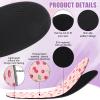 Velmitten 6 Pairs No Show Socks Sockless Shoe Liner Washable Barefoot Shoe Insoles No Slipping Inserts for Women Man(Vintage Style) view 3