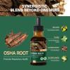 DetoxenNATURE OSHA Root Extract Tincture for Respiratory Health w/Mullein. view 3