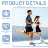 YELARXI Patella Band Silicone Knee Band, Patellar Tendon Support Strap with Storage Bag Fit for Knee Pain Ease Basketball Running Hiking Soccer Sports - (2 Set, Black) view 3