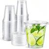 One-time use transparent cups - portable and waterproof - essential for parties and picnics (100, 8oz) view 1