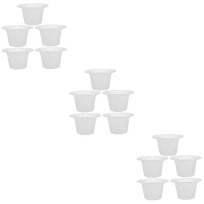VALICLUD 15pcs Portable Disposable Urinal Bucket Unisex Chamber Pot for Home Hospital Use Lightweight Compact Bedpan Spittoon for Elderly Disabled