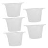 VALICLUD 15pcs Portable Disposable Urinal Bucket Unisex Chamber Pot for Home Hospital Use Lightweight Compact Bedpan Spittoon for Elderly Disabled view 4