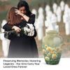 Yatskia White Rose Large Urns for Human Ashes Adult Brother, Small Funeral Urn for Adult Ashes for Sister, (Classic 10 Inch and 3 Inch) view 4