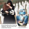 SABURIAL Eagle Urn - Memorial Funeral Urns for Human Ashes Adult Female & Male - Unique Cremation Urn for Women - Urns for Ashes Adult Male - 10 Inch view 3