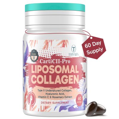 Tervaies Liposomal Collagen with Undenatured Type 2 Collagen, 60 Softgels