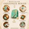 Angelite Raw Healing Crystal Stone for Prosperity | Large 1.25-2.0 Growth | Positive-Energy | Ideal for Meditation | Natural Rocks for Tumbling and DIY view 4