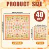40 Pack Fall Paper Napkins 13 x 13 Inch Disposable Autumn Napkins with Leaves, Acorns, Mushrooms and Pinecones for Thanksgiving Dinner, Harvest Parties, Seasonal Table Decor view 2