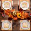 40 Pack Fall Paper Napkins 13 x 13 Inch Disposable Autumn Napkins with Leaves, Acorns, Mushrooms and Pinecones for Thanksgiving Dinner, Harvest Parties, Seasonal Table Decor view 4