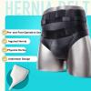 DJJYCTNM Hernia Underwear for Men, Hernia Belt for Single and Double Inguinal, Groin Truss Support Guard with Removable Extra Large Compression Pads(Medium) view 3