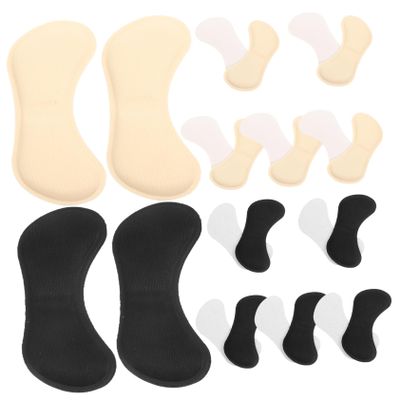 GALPADA 12pairs Self-Adhesive Heel Grips Comfortable Shoe Pads for High Heels and Shoes Invisible Cushion Liners to Prevent Slipping and Blisters Includes and Pads
