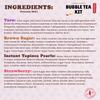 Pocas Bubble Tea Kit, Variety 6-Pack Party Set Strawberry, Taro, and Brown Sugar with Tapioca Pearls, Milk Powder, Cups, Paper Straws, 17.9 Oz view 4