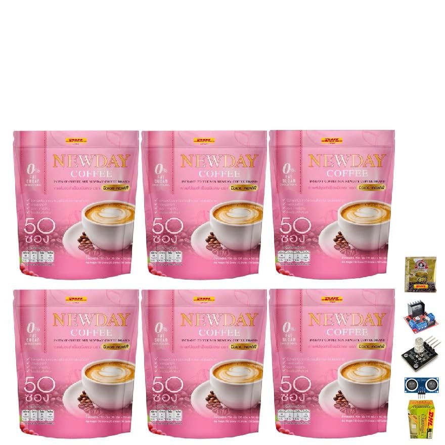 50 Sachets/Pack(750Grams) Arabica Roasted Fruit Snack NewdayCoffee Intense Delicious Much Mellow Set 6 No0917891915 By Beautygoodshop [Get Free For You Beauty Gifts]