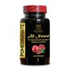 Pomegranate Fruit Pills Reds Superfood Powder Capsules for Men and Women - Natural Polyphenol Source Plant-Based, Vegan Gluten-Free 1 Bottle 60 Capsules view 1