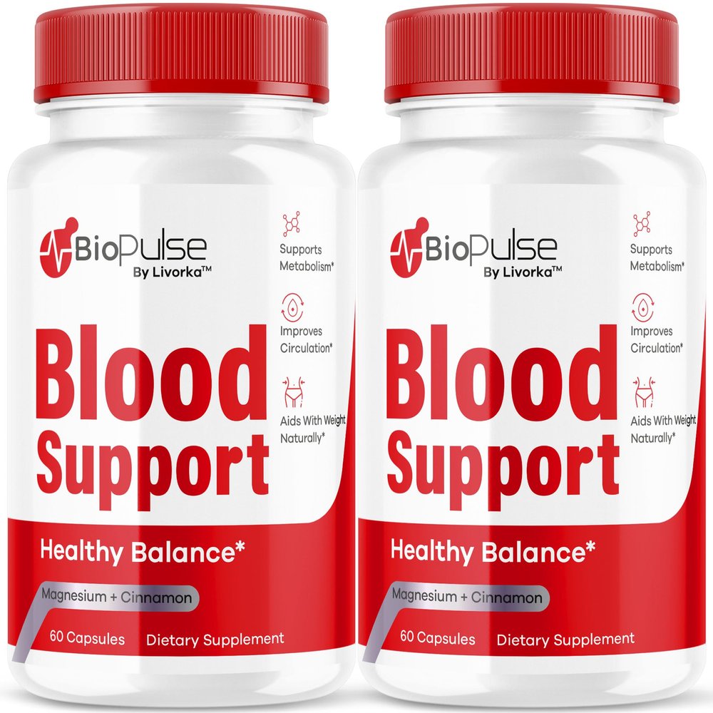 (2 Pack) BioPulse Support Advanced Supplement Capsules, BioPulse Maximum Strength Advanced Health & Wellness Vitamin Support Premium Formula Original Bio Pulse Balance Pills, 120 Capsules For 2 Months