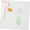 Beaupretty 2set Hair Brush and Comb Set Soft Bristles for Gentle Grooming for Newborns and Toddlers for Cradle Cap and Management view 4