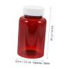 FOMIYES 6pcs Pill Dispenser Bottles Empty Capsules for Medicine Storage Portable Medicine Containers Sealing Caps Travel Sized Pill Jars view 2