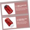 FOMIYES 6pcs Pill Dispenser Bottles Empty Capsules for Medicine Storage Portable Medicine Containers Sealing Caps Travel Sized Pill Jars view 4