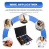 Cwmiibili 2X Chakra Tuning Fork Set for Healing,Sound Therapy,Keep Body,with Rubber Mallet,Wrench,Cleaning Cloth and Aluminum Box view 4