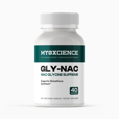 MYOXCIENCE NAC Supreme Capsules | 1.6 G N-Acetyl-L-Cysteine per Serving | 40 Servings