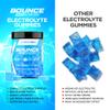 Bounce Pro Hydration Electrolyte Gummies 75 Vegan Chewable Gummies with Sodium, Potassium & Magnesium for Running, Workouts & Endurance No Sugar, Caffeine Free Electrolyte Chews, Blueberry Splash view 3