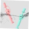 Beavorty Silicone Toothbrush Boys and Girls Safe Training Toothbrush Soft Bristles Boy Girl Oral Care Mobile Friendly Random Color view 4