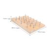 Abaodam Hand Therapy Pegboard: Wooden Hand Exercise Board for Fine Motor Skills and Hand Flexibility for Rehabilitation view 2