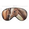 Adorable Horse Blackout Sleep Eye Mask, Ventilated Fabric, Adjustable Wearing Style, Zero Pressure Sleeping Mask Soft Skin Friendly Eyeshade for Women Men view 2